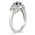 Sapphire and Diamond Lucy Ring in Sterling Silver