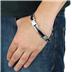 Stainless Steel Black Plated Mens Bracelet (10mm) - 8.75 Inches