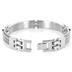 Stainless Steel Triple Cable Link Bracelet (11mm) - 8.75 Inch