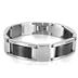 Stainless Steel Two-Tone Polished Link Bracelet - 8.75 Inches