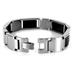 Stainless Steel Two-Tone Polished Link Bracelet - 8.75 Inches