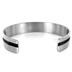 Stainless Steel Black Plated Cuff Bracelet