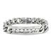 Stainless Steel Cubic Zirconia ID Bracelet