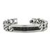Stainless Steel Black Cubic Zirconia ID Bracelet