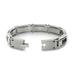 Stainless Steel Black Cable Inlay Link Bracelet