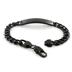 Stainless Steel Black-plated ID Bracelet
