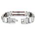 Stainless Steel Mens Copper Cable and Link Bracelet