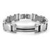 Stainless Steel Thin Carbon Fiber Inlay Mens Bracelet