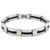 Stainless Steel Mens Link Bracelet (8mm Wide) - 8.25 Inches