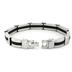 Stainless Steel Mens Link Bracelet (8mm Wide) - 8.25 Inches