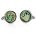 Stainless Steel Mens Mother of Pearl Cuff Links