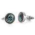 Stainless Steel Mens Mother of Pearl Cuff Links