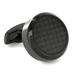 Stainless Steel Black and Black Carbon Fiber Inlay Oversized Cufflinks