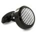 Stainless Steel with Black and White Carbon Fiber Inlay Oversized Cufflinks