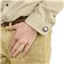Stainless Steel with Black and White Carbon Fiber Inlay Oversized Cufflinks