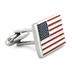 Stainless Steel American Flag Cuff Links