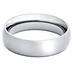 Domed Brushed Titanium Band (6mm)