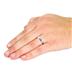 Tungsten Carbide Classic CZ Band Ring