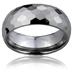 Tungsten Carbide Ring With Honey Comb Multi-Facelet Design