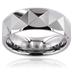 Tungsten Carbide Ring With Triagular Prism Design