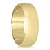 6mm Domed Wedding Band in 10K Yellow Gold