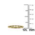 1MM Thin Matte Finish Wedding Band in 14K Yellow Gold
