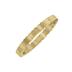 2MM Matte Finish Jagged Edge Crown Wedding Band in 14K Yellow Gold