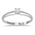 1/10 ct.tw Princess Diamond Solitaire Ring in 14k White Gold