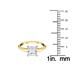 AGS Certified 3/4 Carat Round Diamond Solitaire Ring in 14K Yellow Gold (J-K Color, I2-I3 Clarity)