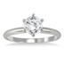 3/4 Carat Round Diamond Solitaire Ring in 14K White Gold (Premium Quality)